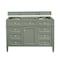 James Martin Vanities Brittany 48in Single Vanity Cabinet, Smokey Celadon 650-V48-M-SC - alternate 1